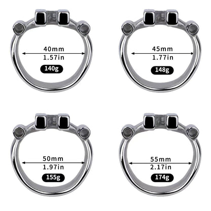 Heavy Duty Flat Chastity Cage-3