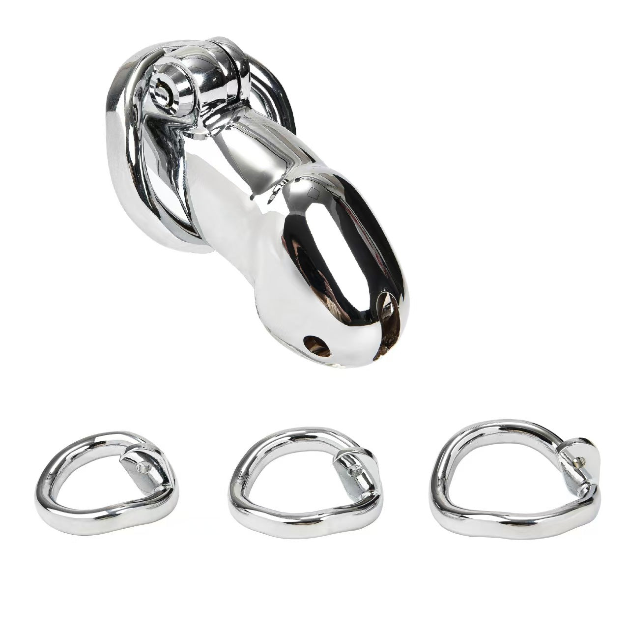 AeroHead Stainless Steel Cock Cage
