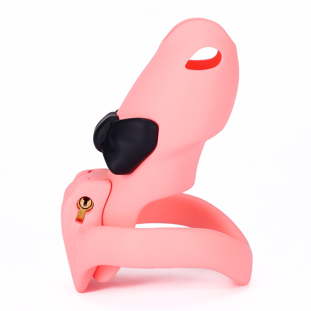 HTV4 Butterfly Knot 3D Chastity Cage in alternate gallery view 6
