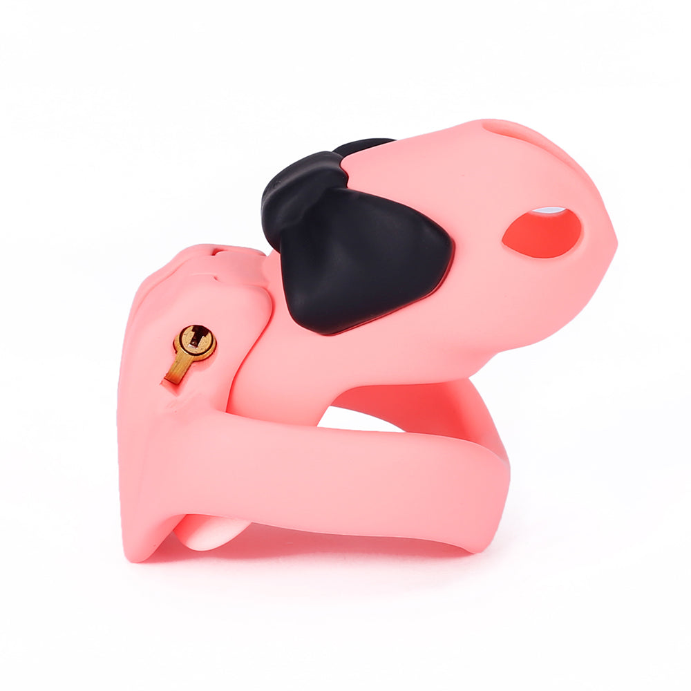 HTV4 Butterfly Knot 3D Chastity Cage in alternate gallery view 3