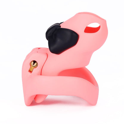 HTV4 Butterfly Knot 3D Chastity Cage in alternate gallery view 4