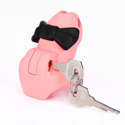 HTV4 Butterfly Knot 3D Chastity Cage in alternate gallery view 12