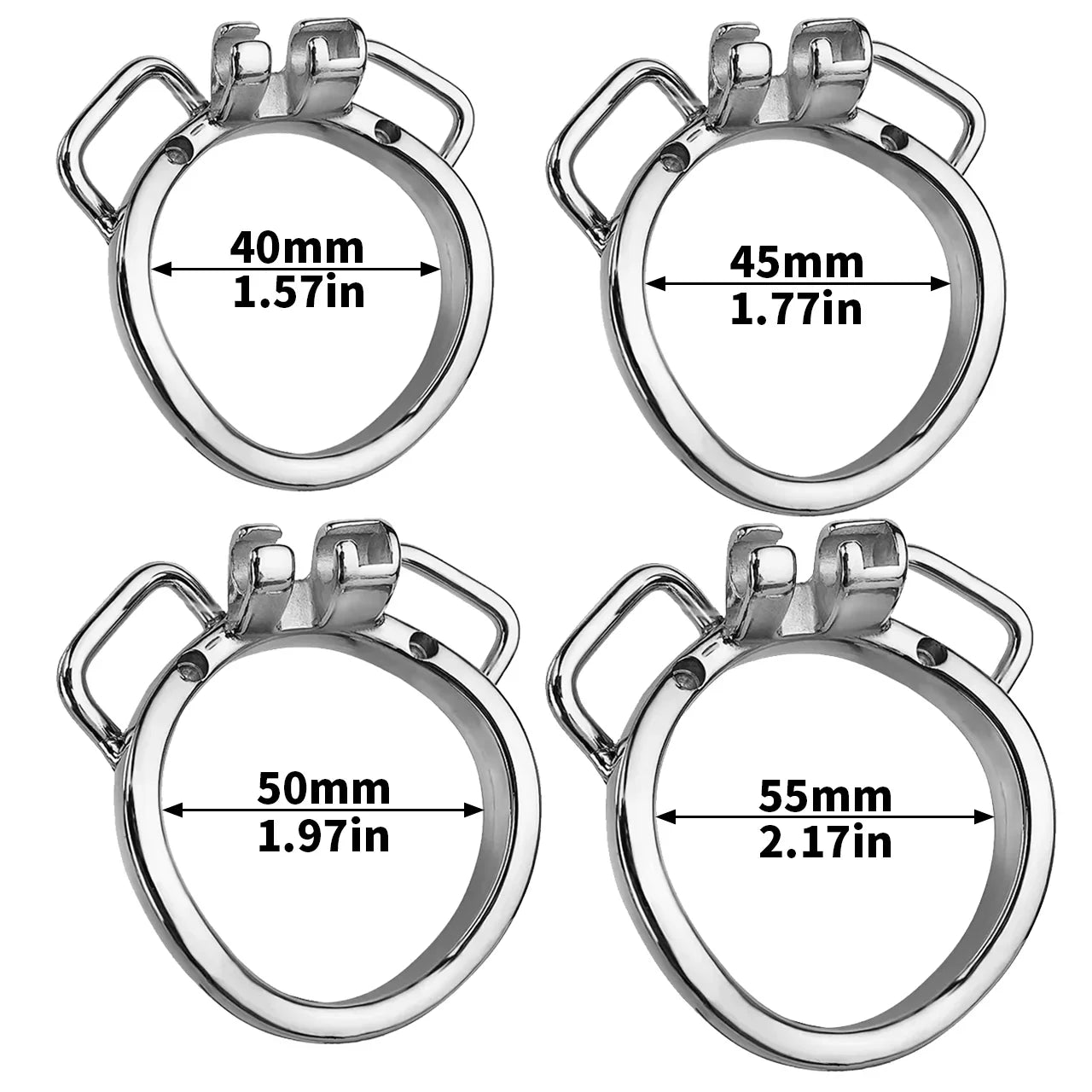 Round Ring Curved Ring  with Ears