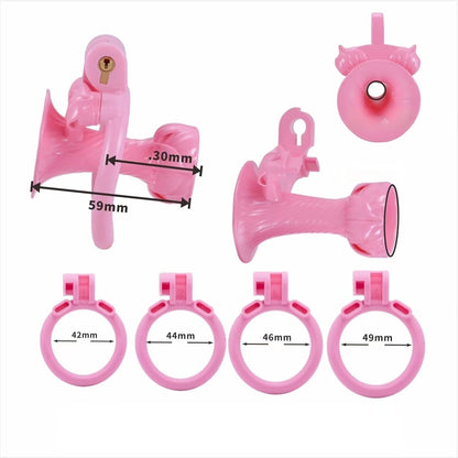 Morning Glory Inverted Chastity Cage