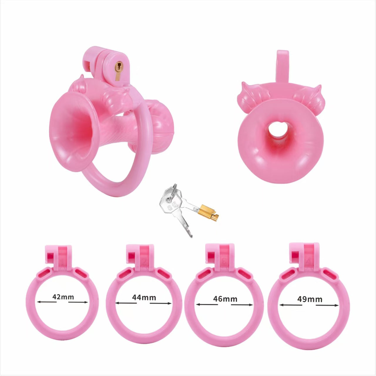 Morning Glory Inverted Chastity Cage