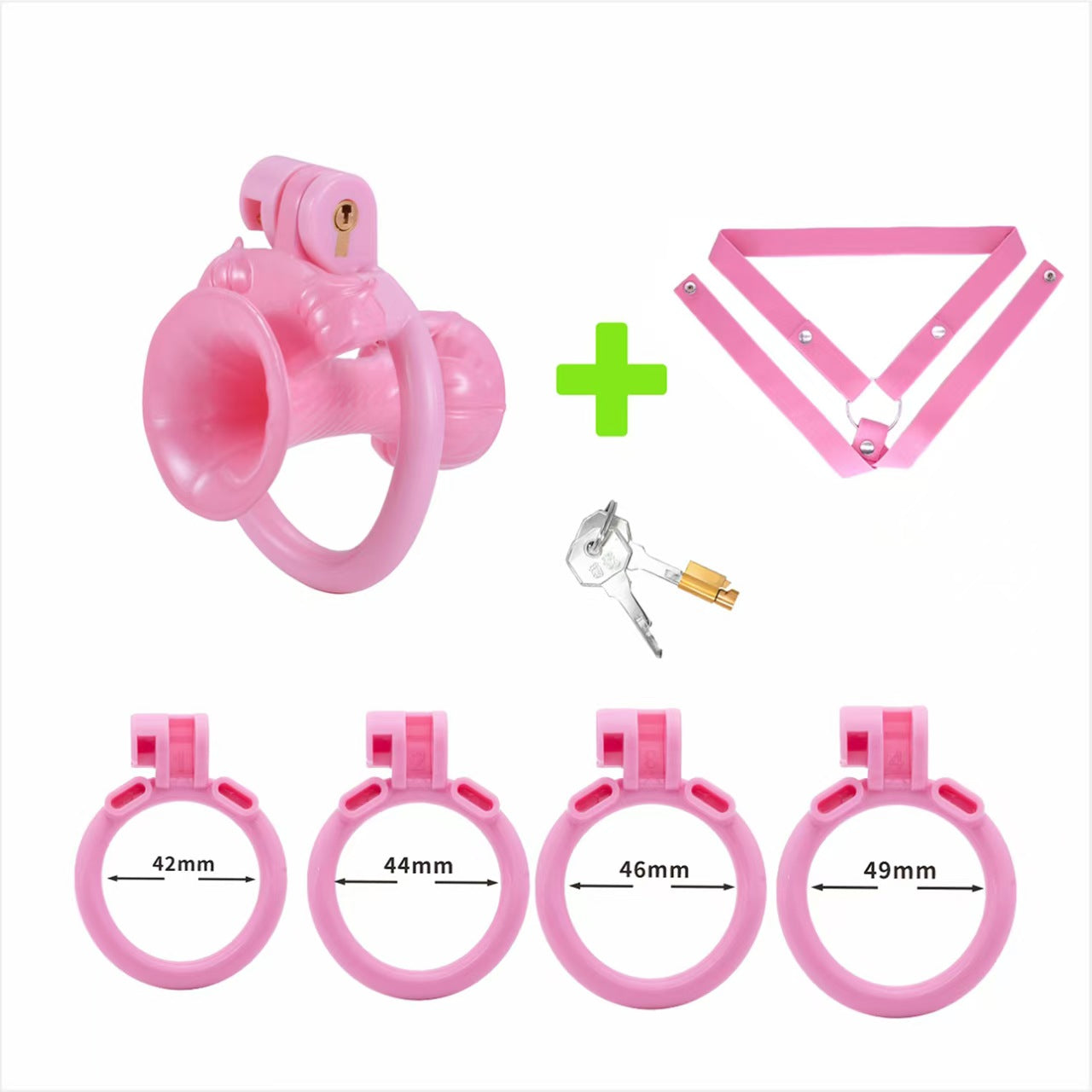 Morning Glory Inverted Chastity Cage