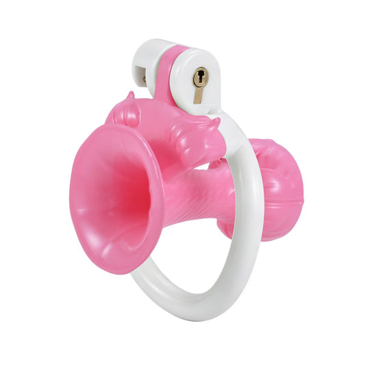 Morning Glory Inverted Chastity Cage