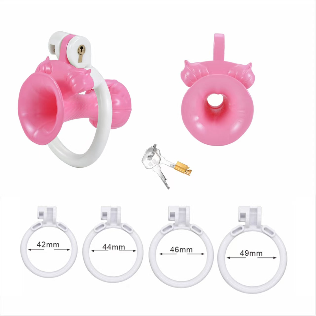 Morning Glory Inverted Chastity Cage