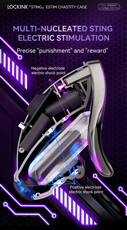 Lockink Bee Sting Chastity Lock Mobile Controlled Remotely