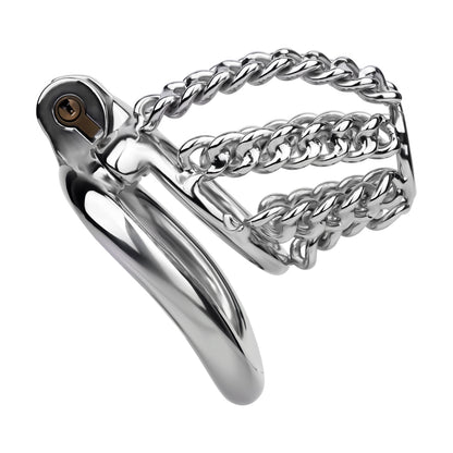 Locktober Chainmail Steel Chastity Lock - 8
