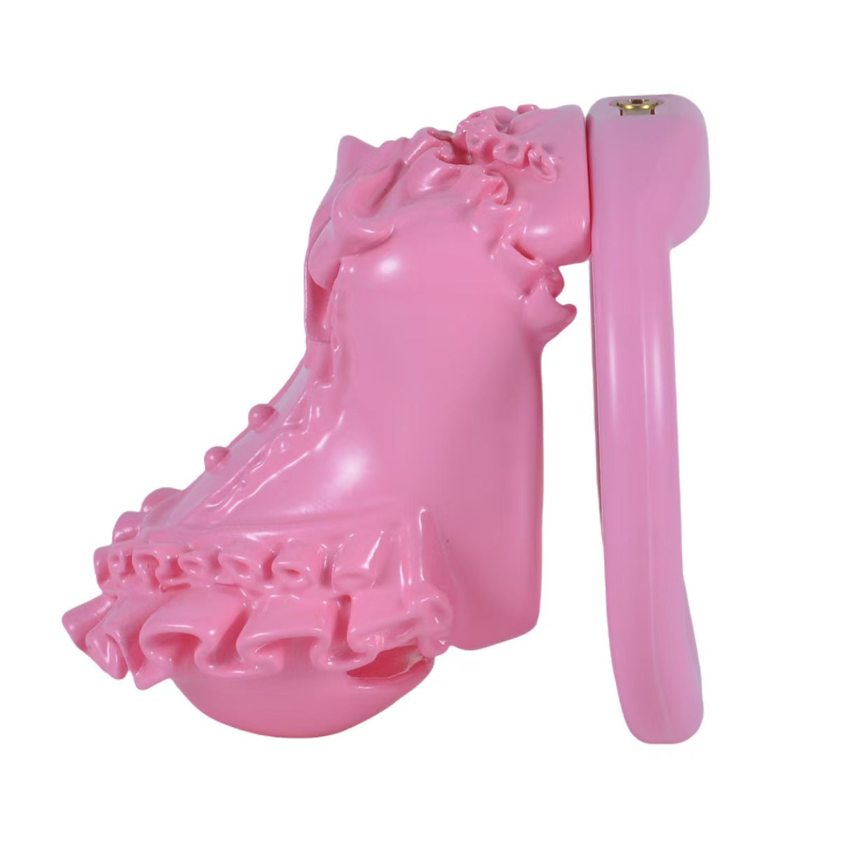 Ruffled Ballet Dress Chastity Cage