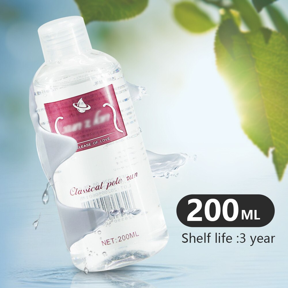 Love Lube water-based lubricant bottle with a 200 mL label