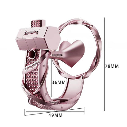 Möbius Loop Multi-Finish Chastity Cage