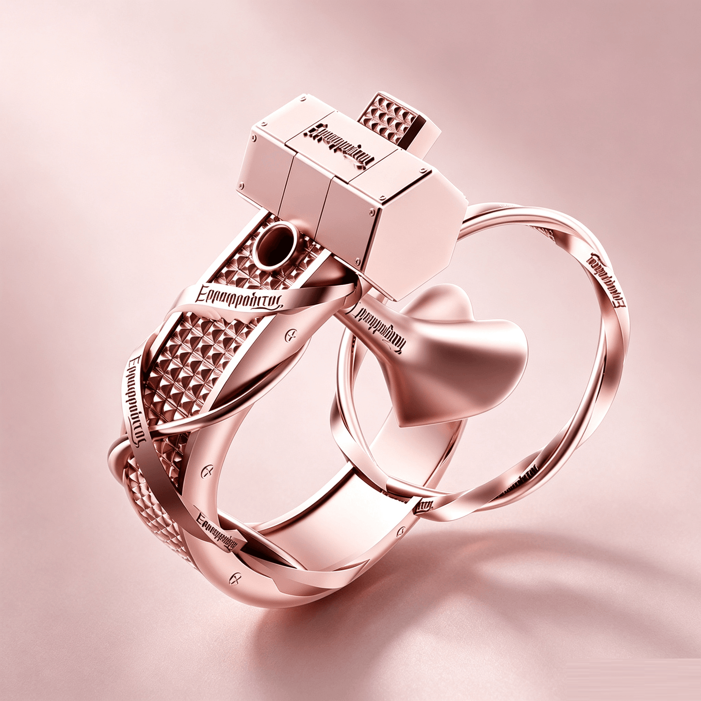 Möbius Loop Multi-Finish Chastity Cage