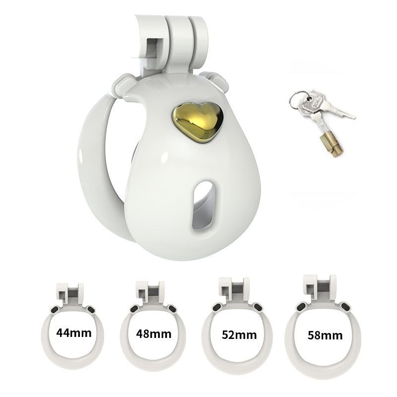 Macaron Heart Chastity Cage