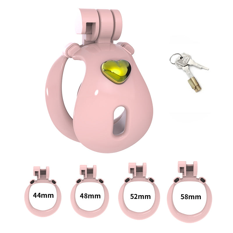 Macaron Heart Chastity Cage