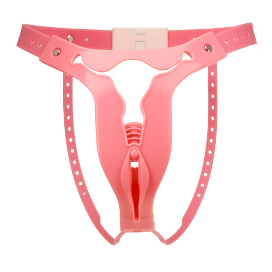 Pink Sissy Fit Chastity Belt