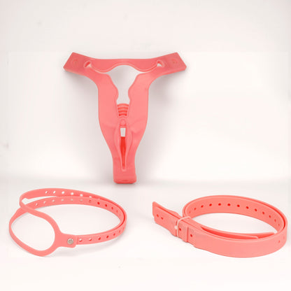 Pink Sissy Fit Chastity Belt
