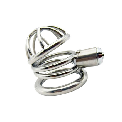 Metal Press Type Small Cock Cage 2