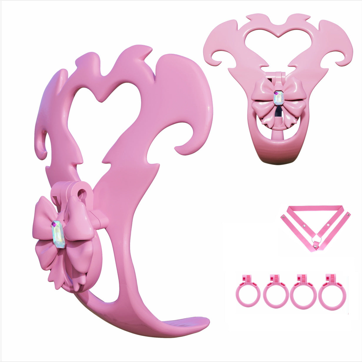 Mystic Sweetheart Two-Shape Chastity Belt