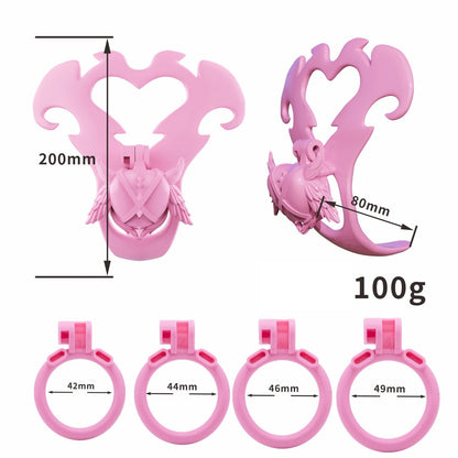 Mystic Sweetheart Two-Shape Chastity Belt