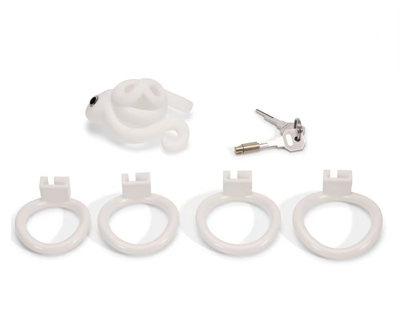 Octopus Motif Three-Color Chastity Cage