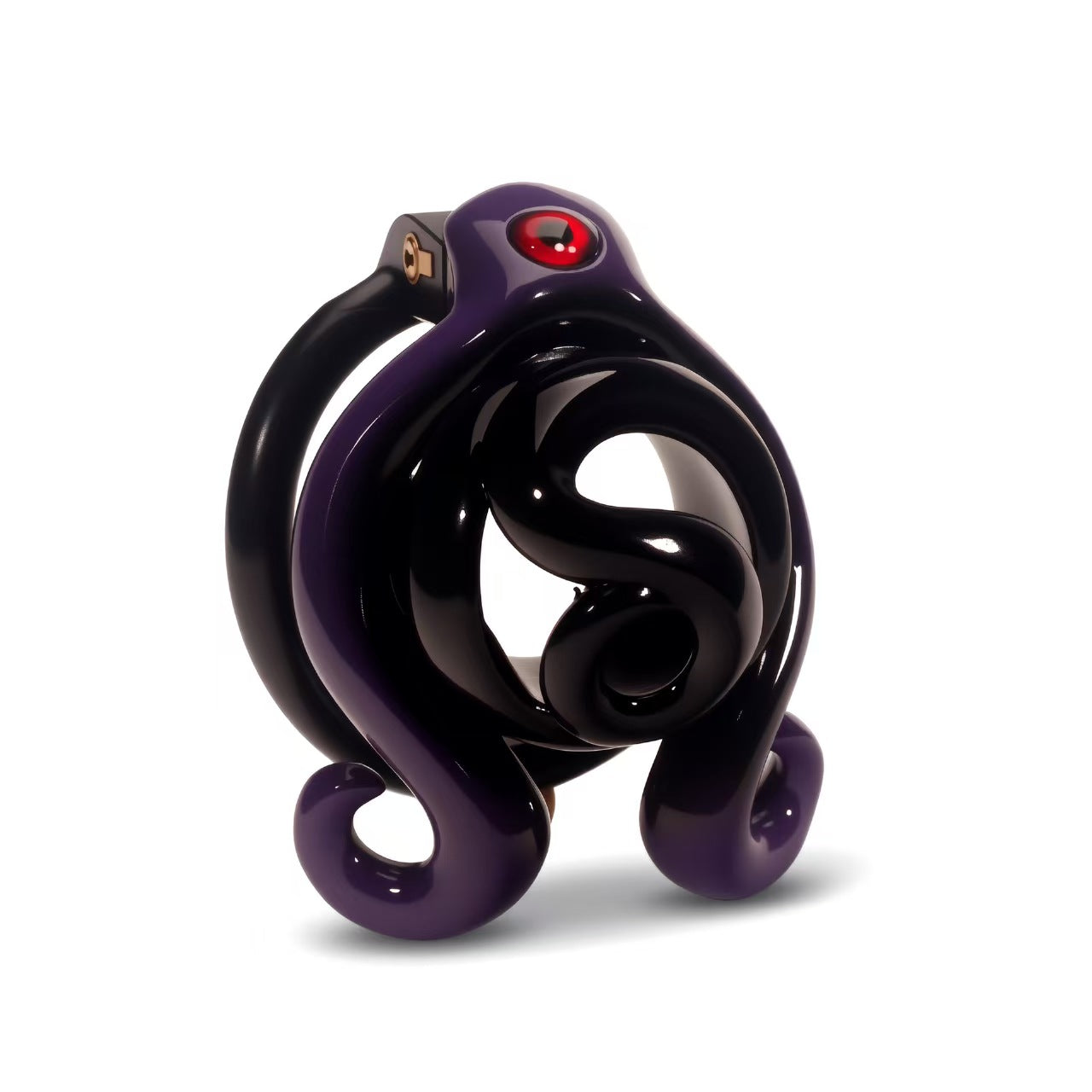 Octopus Motif Three-Color Chastity Cage