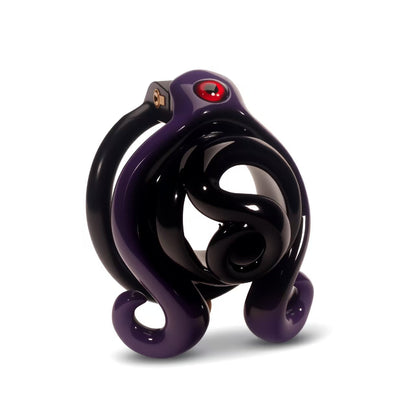 Octopus Motif Three-Color Chastity Cage