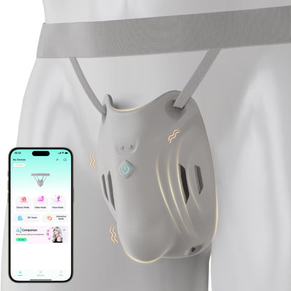 Penis Enlargement App Control Chastity Belt - topchastity