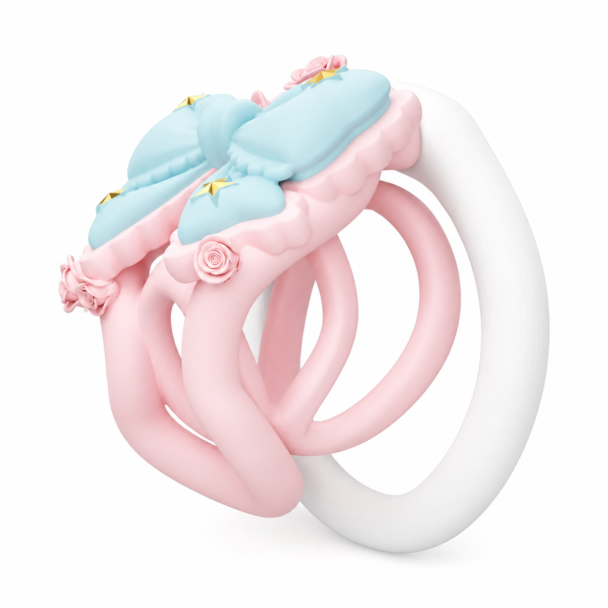 Royal Princess Bow Chastity Cage