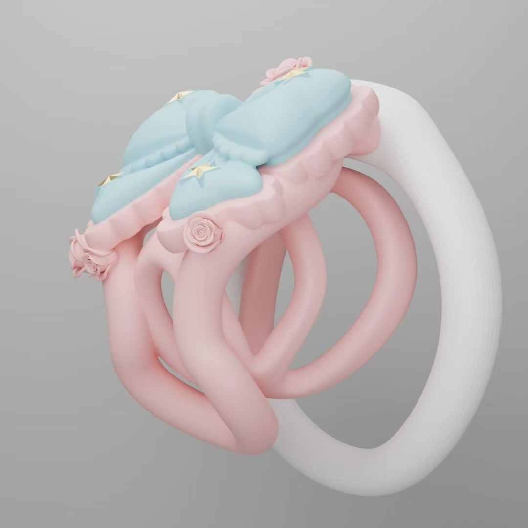 Royal Princess Bow Chastity Cage