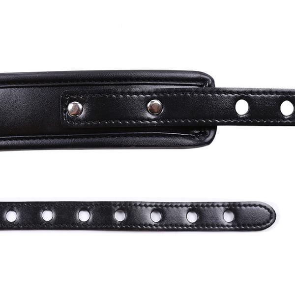 Black Riveted Basket Male Chastity Belt