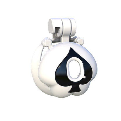 Q Peach Three-Color Chastity Cage
