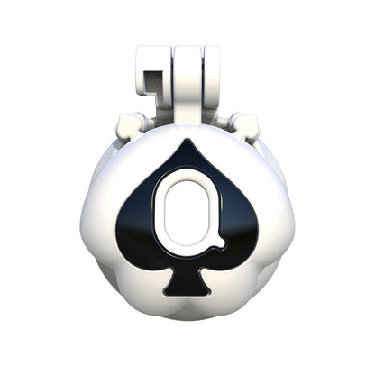 Q Peach Three-Color Chastity Cage