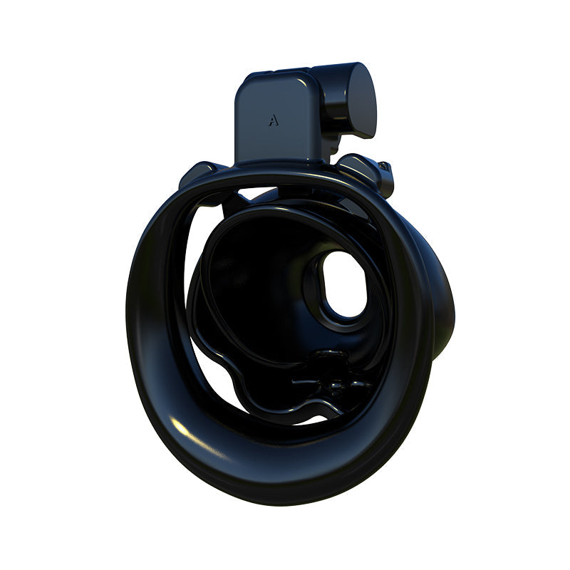 Q Peach Three-Color Chastity Cage