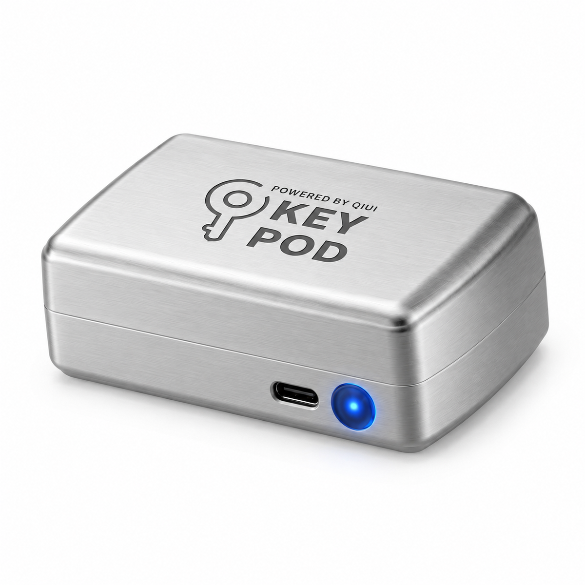 QIUI AI Keyholder Metal Key Pod – Smart App-Controlled Key Box