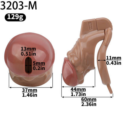 ABS Resin Simulation Penis Chastity Lock