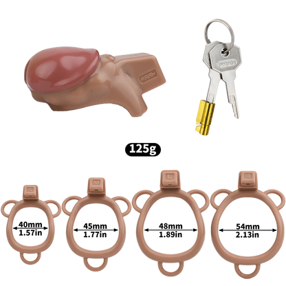 ABS Resin Simulation Penis Chastity Lock