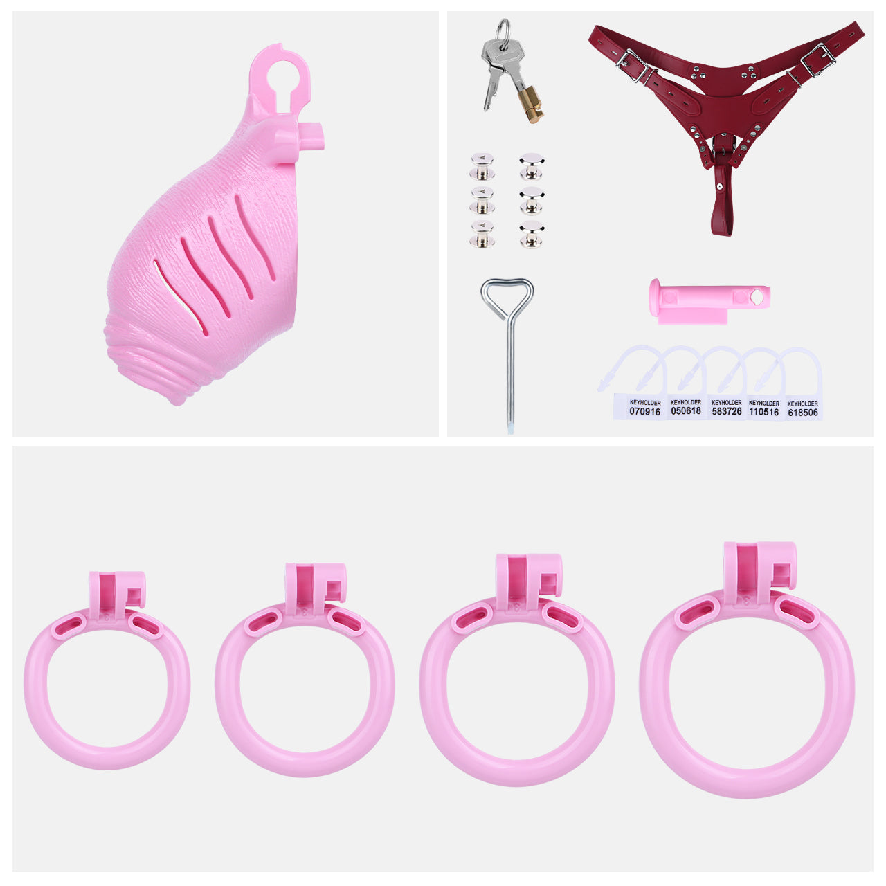 Lifelike Resin Chastity Cage