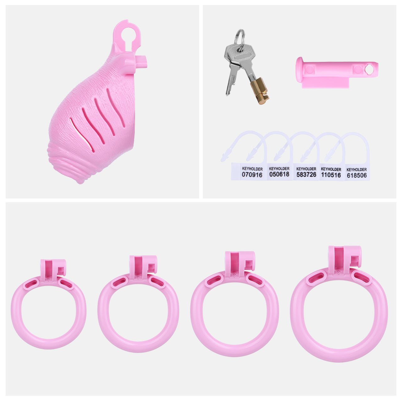 Lifelike Resin Chastity Cage