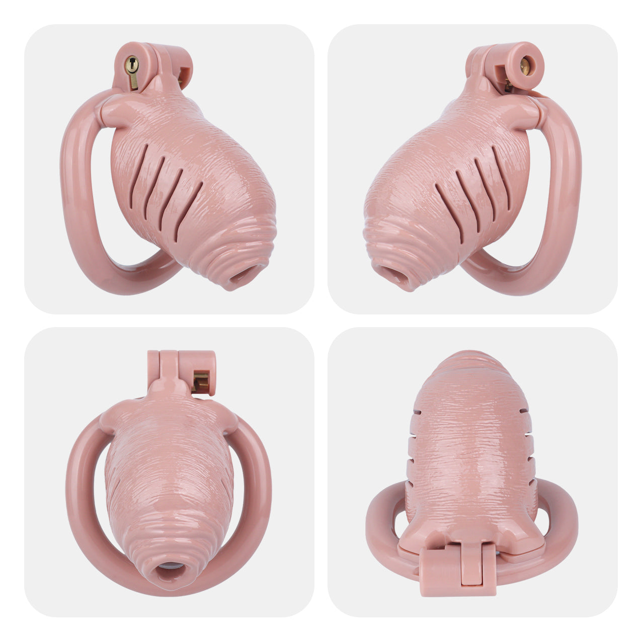 Lifelike Resin Chastity Cage