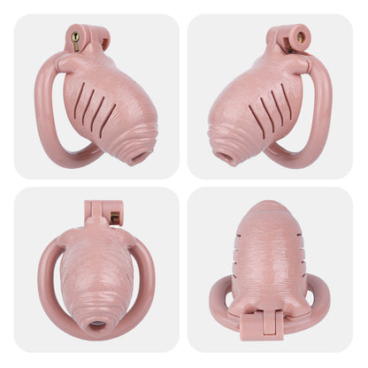 Lifelike Resin Chastity Cage