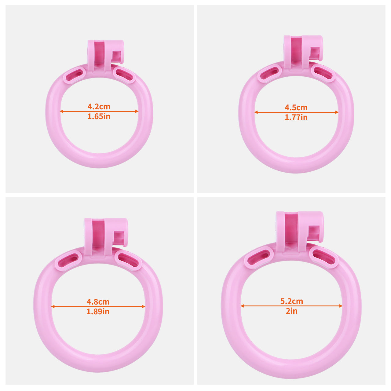 Lifelike Resin Chastity Cage