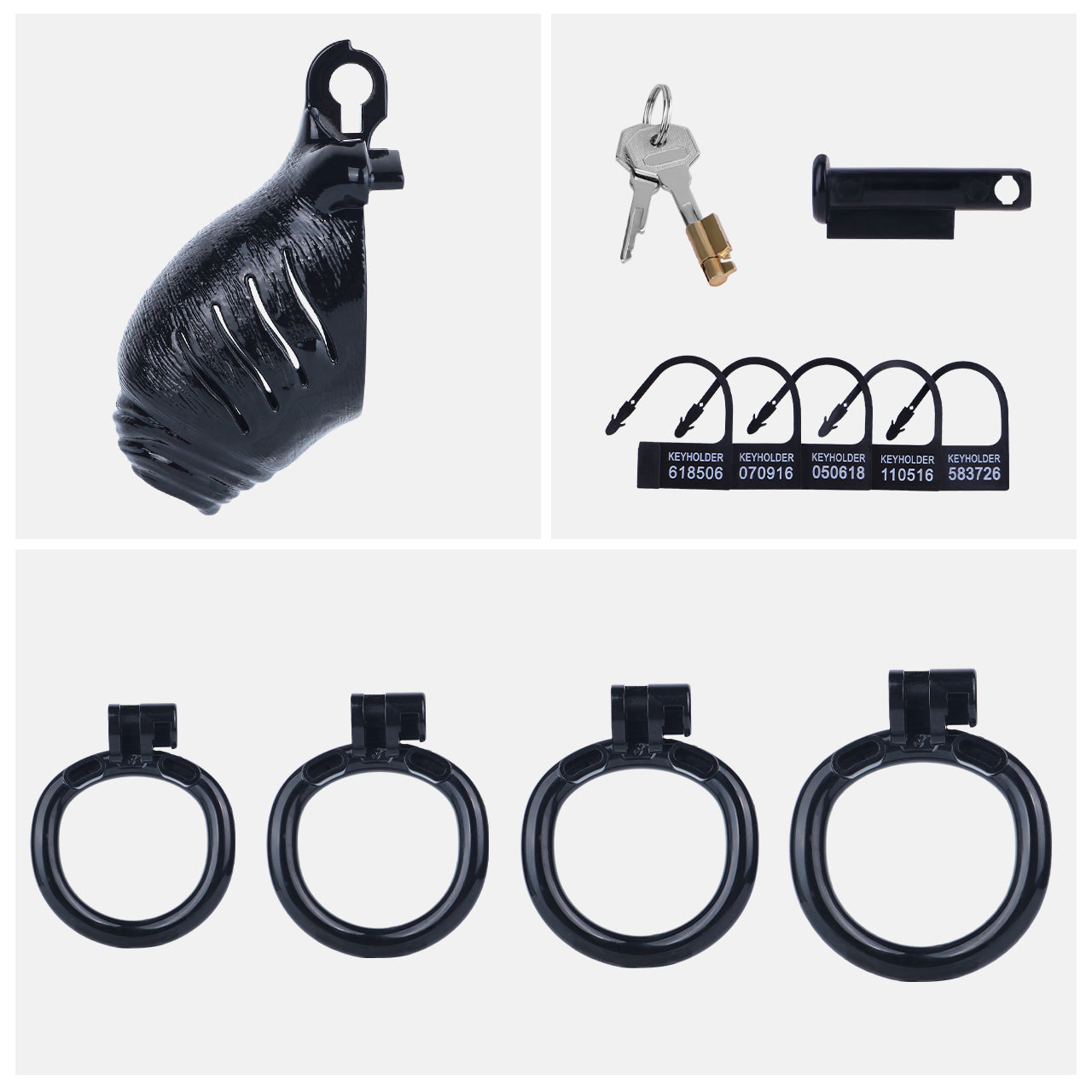 Lifelike Resin Chastity Cage