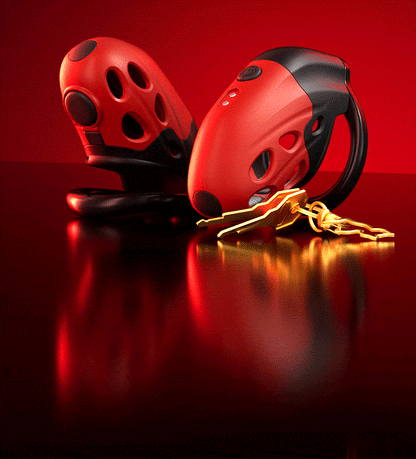 Lockink Retractable Electric Shock Vibrating Chastity Cage