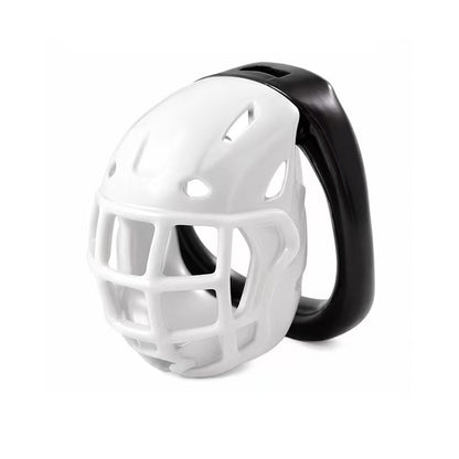 Rugby Helmet Three-Color Chastity Cage