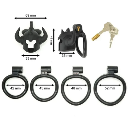 Sissy Bullhorn Chastity Device