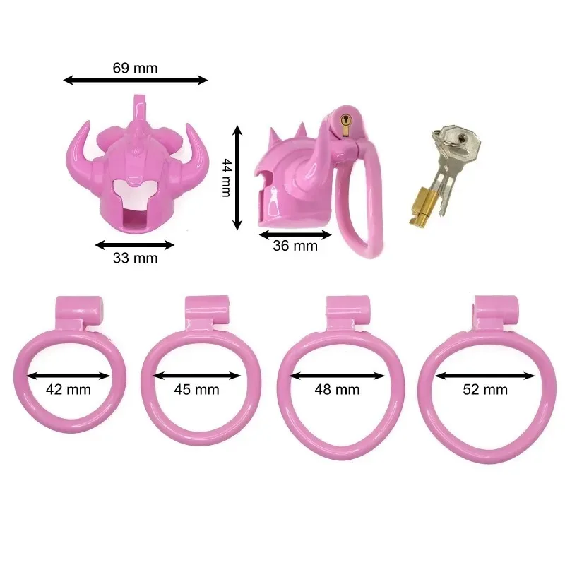 Sissy Bullhorn Chastity Device