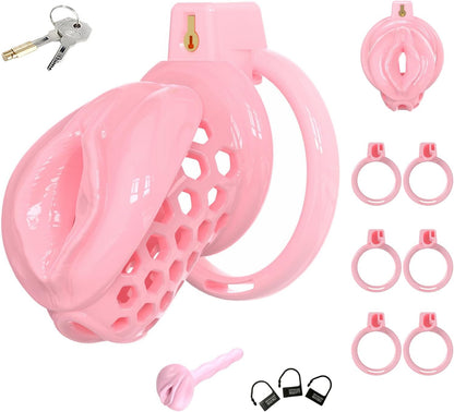 Sissy Soft Silicone Chastity Cage