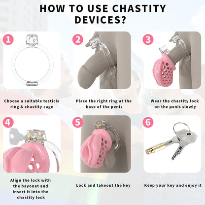 Sissy Soft Silicone Chastity Cage